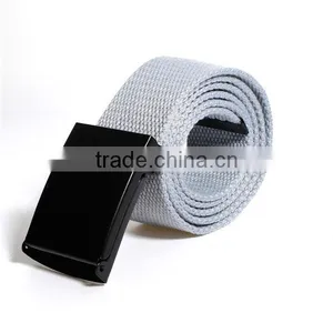 Canvas Belt Waistband Black French Gray thumbnail-1