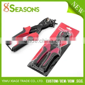 Jewelry Tools Red Hand Pliers Leather Belt Hole Punches thumbnail-1