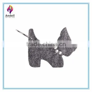 Delicate Gift Felt Dog Cartoon Keychain Bag Pendant Key Ring thumbnail-4