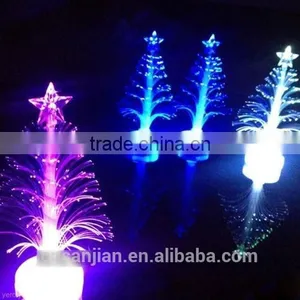LED Light up Flashing Christmas Tree With Optical Fiber thumbnail-1