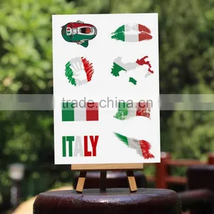Custom Temporary Nation Flag Tattoos thumbnail-1