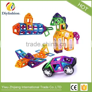 40pcs DIY Magnetic Building Blocks Set Magnet TOY Educational Toy Magnetic Building Tiles thumbnail-4