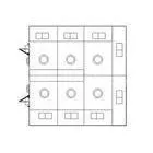 U Type Air Shower Tunnel Two Row Persons 3 Sides Blowing For Decontamination Project thumbnail-1