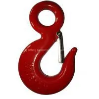 Forged Eye Hoist Hook With Latch thumbnail-1