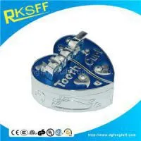Zinc Alloy Blue Heart-shaped Tooth Boxs thumbnail-1