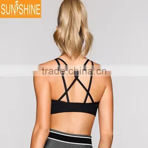 2017 New Design Yoga Fitness Tops Women Workout Sexy Active Yoga Sports Bra thumbnail-3