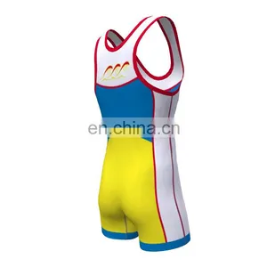 Custom Sublimated Printing Wrestling Singlets thumbnail-5