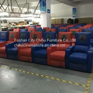Wholesale Leather Recliner Cinema Sofa,hot Sale Comfortable Cinema Seats Vip thumbnail-2