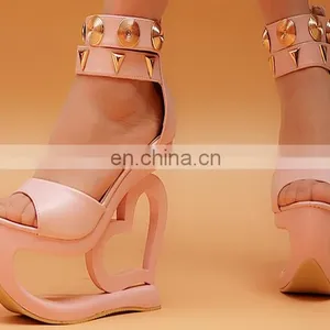 Factory Wholesale Shoes Fancy Heel Shoe Women Shoes Ladies Sandal thumbnail-4