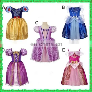 2016 Frozen Elsa Girl Party Dress , The New Children Dress Roses Frozen Elsa ANNA Dress Snow White79821-1 thumbnail-3