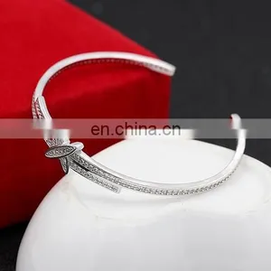 S925 Pure Silver Plated Bracelet America and Europe Pop Bracelet thumbnail-1