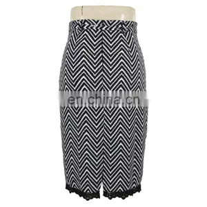 High Quality A-line Suedette MIni Skirt With Button thumbnail-2