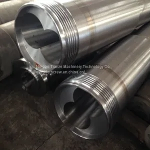 Screw Barrel for Electrical Cable Blow Film Blow Recycle Pelletizing Casting Film Plastic Plate Sheet Plastic Profile thumbnail-1
