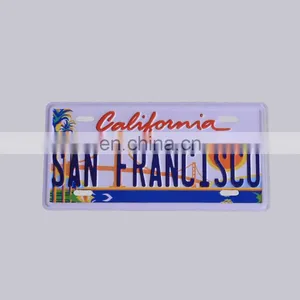 Craft Art Vintage Decoration Retro Wall Decor 15.3*30.5cm Metal License Plate thumbnail-6