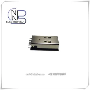 Short Solder A Type USB 2.0 Male Connector With Housing thumbnail-1