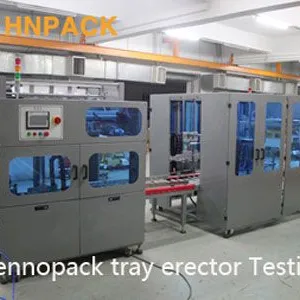 Hennopack Direct Sale High SpeedCorrugated Box Trays Erector Machine thumbnail-4
