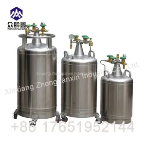 Stainless Steel Liquid Nitrogen Container Ydz-150 Cryogenic Storage Tank Price thumbnail-4