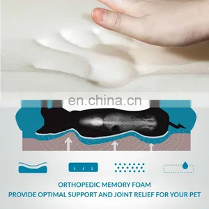 China Deluxe Luxury Funny Fancy Novelty Soft Anxiety Waterpoof Plush OEM Waterproof Dog Bed For Pet thumbnail-5