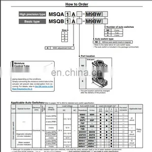 SMC Swing Cylinder MSQ Series MSQB70A thumbnail-4
