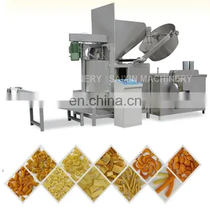 Hot Sale Batch Continuous Snack Food Pellet Cheetos Doritos Automatic Fryer Frying Machine thumbnail-5