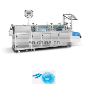 PE Non Woven Hair Bath Shower Surgeon Bouffant Caps Surgical Clip Disposable Cap Making Machine thumbnail-1