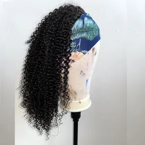 KHH Headband Wigs Human Hair Burmese Curly Cantu Hair Products Human Wigs thumbnail-1