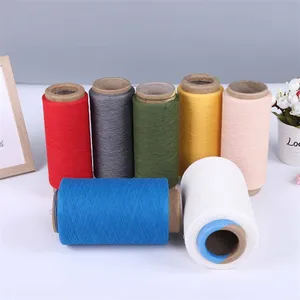 Cheap Colorful Recycled Open End Yarn for Knitting Socks Ne16s Blended Cotton Yarn thumbnail-1