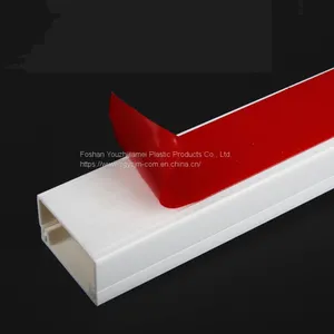 ZGYZJM PVC Cable Protection Trough Plastic Line Storage and Protection Square Trunking Wire Duct thumbnail-3
