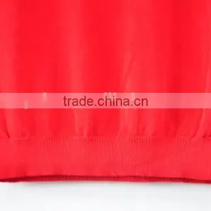 Red Lady Dots Embroidery Knitted Sweater O-Neck Women Sweaters thumbnail-4