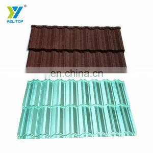 Modern Style Nosen Type Stone Coated Steel Roof Tile 0.3mm 0.35mm 0.4mm 0.5mm Metal Roofing Sheet thumbnail-3