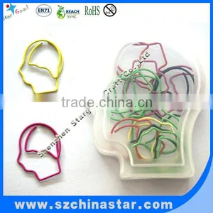 Fancy Shapes PET Coated Brain Clips thumbnail-1