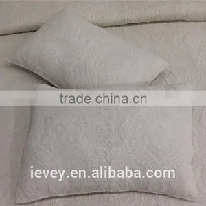 Good Quality Competitive Price Pure White 100% Cotton Reactive Printed Plain Style Sanding Quilted Patchwork Bedspread thumbnail-2