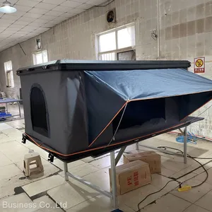 Aluminum Shell Roof Top Tent Camper Car 4X4 Roof Top Tent With Luggage Rack thumbnail-4