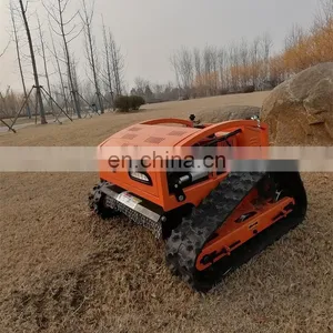 Gasoline Engine Remote Control Lawn Mower 196 cc Petrol Lawn Mowers Lawn Machine Price thumbnail-2