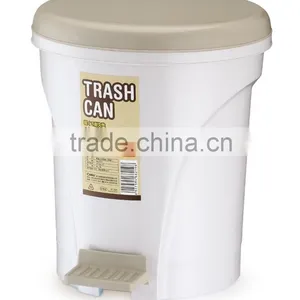 6L Novelty Foot Pedal Plastic Trash Can Waste Bin for Home Use thumbnail-1
