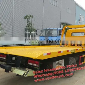 Cheaper Price DFAC Wrecker Tow Trucks 4Tons Towing Truck Crane Platform Hot Sales thumbnail-5