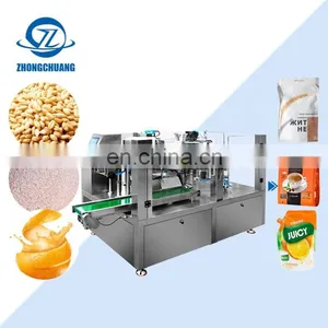 Mustard Oil Pouch Liquid Filling Packaging Honey Peel Garlic Soap Automatic Grain Packing Machine thumbnail-1