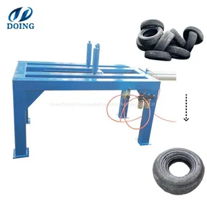 Saving Space and Cost Waste Tires Doubling Triple Packing Machine Tyres Baling Machine thumbnail-1