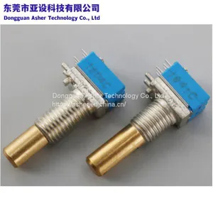 RE08 of 8mm Metal Shaft Sealed Logic Encoder With Switch, Horizontal Type, 16-Channel Encoder for Walkie-Talkie thumbnail-2