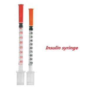 Insulin Safety Syringe / Insulin Syringe / Disposable Syringe / Insulin Needle / Diabetes Mellitus thumbnail-1