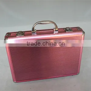 Best New Pink Beauty Women Aluminum Portable Case thumbnail-1
