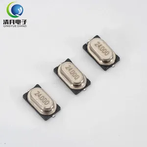 M49S Crystal Oscillator SMD Package Surface Mount 24.000MHz 12pF 10ppm High-Precision Mini 2PIN for JieLi Bluetooth Audio Chip JL IC Automotive Grade thumbnail-1