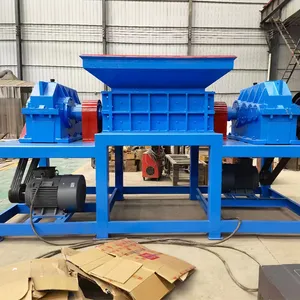 Dual Shaft Shredder for Wood Plastic Waste High Efficiency Plastic Crushing Machine thumbnail-6
