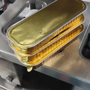 Automatic Film Packaging and Sealing Machine for Cheese Durian Aluminum Foil Boxes thumbnail-4