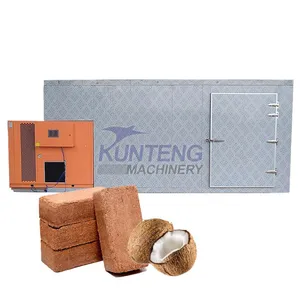 Coconut Coir Brick Drying Kiln Heat Pump Coconut Shell Fiber Block Dryer EPC thumbnail-1