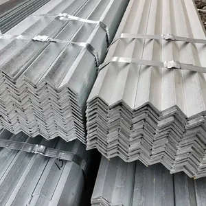 Factory Direct Sale ASTM A36 S235jr S275jr A572 Ss400 Mild Carbon Iron Hot Rolled Equal Unequal Galvanized Iron Angle Steel Bar for Construction thumbnail-3