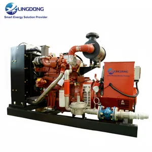 Factory Supply 62.5kVA Biogas Generator Set Price 50kW Genset Yuchai YC4D90N-D30 Engine Open Type Biogas Generator for Home Use thumbnail-3
