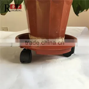 Plastic Plant Flower Pot Mover Roller and Flower Pot Tray With Wheels thumbnail-4