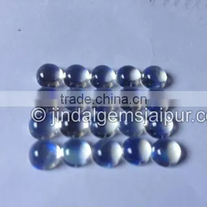 Wholesale Loose Gemstone Rainbow Moonstone Smooth Round Cabochon 6 MM thumbnail-2