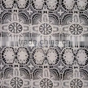 2016 New Lace Design 100% Cotton Full Lace Fabric For Garment thumbnail-3